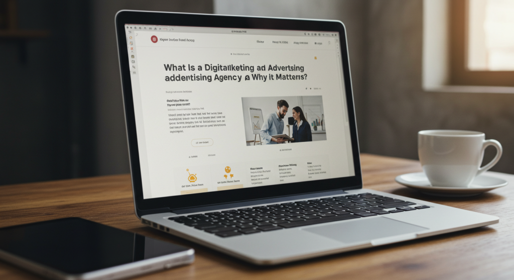 What Is a Digital Marketing and Advertising Agency and Why It Matters